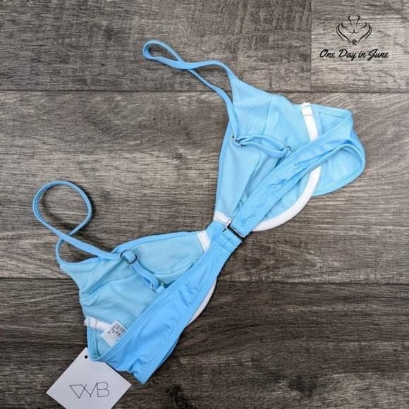 Vicious Young Babes Ocean Eyes Under Wire Bikini Top Size L - Picture 4 of 4